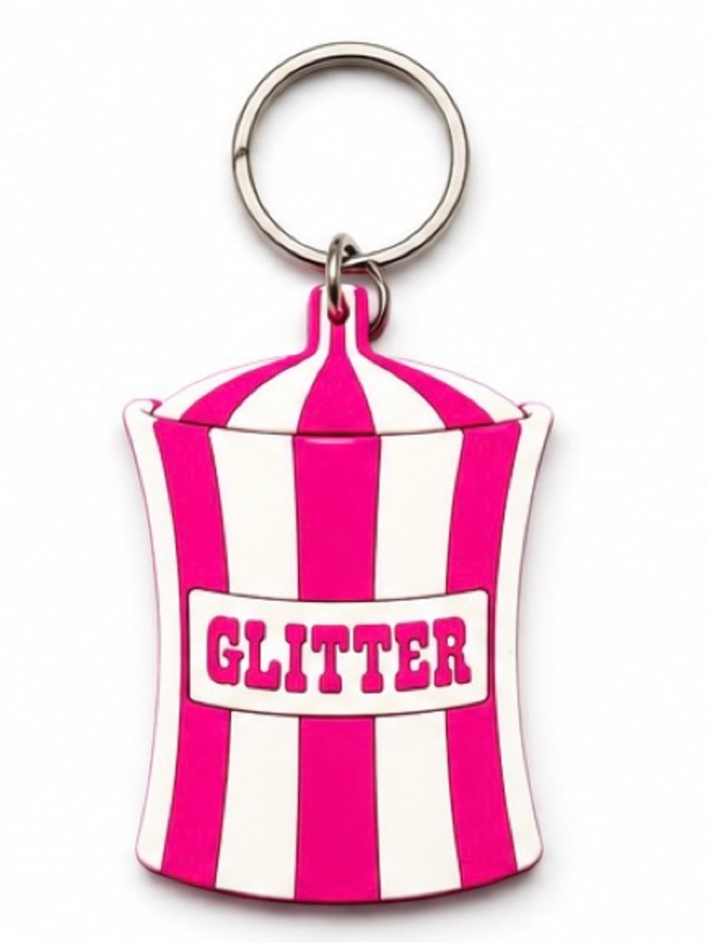 2/$25 Jonathan Adler Vice Inspired Glitter Canister Keychain